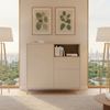 Highboard HYGGE mit 2 Türen, 1 Schublade, 1 offenes Fach, Cashmere Weiß Bild 5