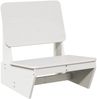 vidaXL Gartenstühle 2 Stk. Weiß 60x64x70,5 cm Massivholz Kiefer 859313 Bild 3