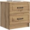 vidaXL Nachttisch 2 pcs Artisan-Eiche 43 x 34,5 x 44,5 cm 895694 Bild 2
