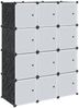 vidaXL Regalsystem mit 12 Würfeln und Aufhängestangen PP 4019582 Bild 2