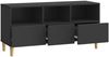 vidaXL TV-Schränk Schwarz 102 x 34,5 x 50 cm Holzwerkstoff 894676 Bild 3