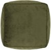 Icon Amara Hocker, Olivgrün, Flauschiger Samt Stoff, Samt Sitzsack, Sitzpuff Hocker mit Füllung, Fußhocker für das Wohnzimmer, Deko Wohnzimmer Bild 4