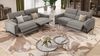 Sofanella 2-Sitzer MARA Stoffsofa Stoffcouch Designercouch in Creme Bild 5