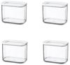 Mepal | Modula Vorratsdosen-Set 4-tlg. | 1000 ml | weiße Deckel | Frischhaltedosen | perfekt für trockene Lebensmittel Bild 3