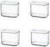 Mepal | Modula Vorratsdosen-Set 4-tlg. | 1000 ml | weiße Deckel | Frischhaltedosen | perfekt für trockene Lebensmittel Bild 4