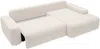 Vente-unique - DAVISO Sofa Stoff Beige - B 162 cm x H 87 cm x L 264 cm Bild 5
