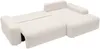 Vente-unique - DAVISO Sofa Stoff Beige - B 162 cm x H 87 cm x L 264 cm Bild 5