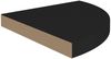 vidaXL Eck-Schweberegal Schwarz 35x35x3,8 cm MDF 323919 Bild 3
