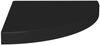 vidaXL Eck-Schweberegal Schwarz 35x35x3,8 cm MDF 323919 Bild 2