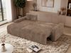 Ecksofa NESSARO L mit Schlaffunktion und Bettkasten, Bonellfederkern, Stauraum, L-förmiges Sofa, DL-System, lose Kissen - Braun Cord - Links Seite Bild 5