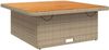 vidaXL Gartentisch Beige 110 x 110 x 71 cm Poly Rattan und Akazienholz 368274 Bild 2