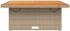 vidaXL Gartentisch Beige 110 x 110 x 71 cm Poly Rattan und Akazienholz 368274 Bild 5