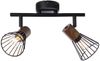 Brilliant Leuchten No. 78113-76 Spotrohr Manama E14 2-flammig holz dunkel schwarz matt Bild 2