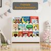 SpaceAid Bücherregal 3-stöckiges Kinderregal, Montessori-Bücherregal für Kleinkinder, 27T x 75B x 70H cm Bild 4