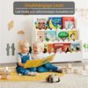 SpaceAid Bücherregal 3-stöckiges Kinderregal, Montessori-Bücherregal für Kleinkinder, 27T x 75B x 70H cm Bild 2
