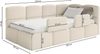 Selsey 'Cloudy' Kinderbett 90x200, Rausfallschutz, Kopfteil links, Schwarz Bild 5
