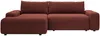 Vente-unique - DAVISO Sofa Stoff Rot - B 162 cm x H 87 cm x L 264 cm Bild 3