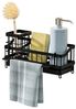 GLIESE Küchenorganizer-Set Spülen-Organizer Automatische Entwässerung für Küche, für Spüle, Arbeitsplatte, Badezimmer, Waschraum, Küche, 24,5 x 9 x 13 cm Bild 4