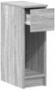 vidaXL Nachttisch mit Schublade Grau Sonoma 20x36x60 cm 858705 Bild 5