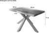 Esstisch Baumkante massiv Akazie natur 120 x 80 Spider-Gestell silber ATLAS 140110613 Bild 5