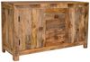 Waschbecken-Unterschrank Hina 120x70x45 aus Mango-Massivholz Bild 2