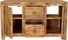 Waschbecken-Unterschrank Hina 120x70x45 aus Mango-Massivholz Bild 4