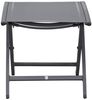 Gartenhocker Unicamo, Aluminium, Schwarz, 50 x 45 x 50 cm Bild 2