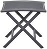 Gartenhocker Unicamo, Aluminium, Schwarz, 50 x 45 x 50 cm Bild 3