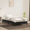 vidaXL Bettgestell ohne Matratze Schwarz 90x220 cm Samt 4101387 Bild 3