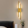 Riserva Wandleuchte Goldene LED Wandleuchte 40cm, 10W 3000K für Flur Schlafzimmer Bild 5