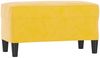 vidaXL Sitzbank Gelb 70x35x41 cm Samt 349403 Bild 2
