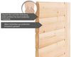 Karibu Sauna Sandra + 9kW BIO-Kombiofen mit ext. Steuerung Easy Bild 5