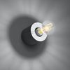 Wandlampe, Beton grau, rund, H 10 cm Bild 2