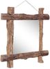 vidaXL Holzspiegel Natur 70x70 cm Recyceltes Teakholz 283934 Bild 5