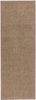 Kurzflor Teppich Pure Uni Braun - 80x300x1,3cm Bild 2