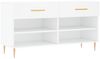 vidaXL Schuhbank Weiß 102x35x55 cm Holzwerkstoff 829724 Bild 2