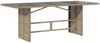 vidaXL 7-tlg. Garten-Essgruppe mit Kissen Beige Poly Rattan 3262791 Bild 4