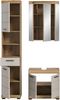 Badkombination B/H/T: 112x191x34 cm in Evoak Oak Nachbildung Bild 3
