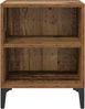 vidaXL Nachttisch Altholz 40 x 30 x 50 cm Holzwerkstoff 875099 Bild 5