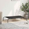 vidaXL Hundebett Erhöht Schwarz 110x65x20 cm Oxford-Gewebe und Stahl 42000839 Bild 3