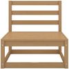 vidaXL Garten-Mittelsofa mit Creme Kissen Massivholz Kiefer 805723 Bild 3