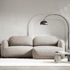 Selsey Tvoya Ecksofa mit Schlaffunktion, Ottomane rechts, hellbeige Chenille Bild 2