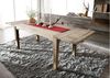 Esstisch mit Ansteckplatten Sheesham 160-200/240x90x76 grau geölt LEEDS #53 Bild 2