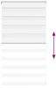 vidaXL Doppelrollo Weiß 80x100 cm Stoffbreite 75,9 cm Polyester 4014725 Bild 5