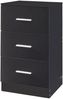 Nachttisch Aurdal 2er Set 66x37x34,5 cm Schwarz, hochglänzend [en. casa] Bild 2