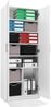 ibonto AKTENSCHRANK MATTWEISS Ideal für Büro & Wohnzimmer (H 180 x T 35 x B 74 cm) Bild 2