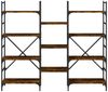 vidaXL Bücherregal Räuchereiche 160x28,5x136,5 cm Holzwerkstoff 838875 Bild 5