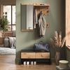 Garderobe Selena Anthrazit/Artisan 90 x 40 cm 4 Teile Vicco Bild 3
