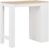 vidaXL Bartisch mit Regal Weiß 110 x 50 x 103 cm [280215] Bild 3