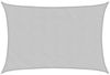 vidaXL Sonnensegel Hellgrau 5x4 m 100% Polyester Oxford 4000551 Bild 2